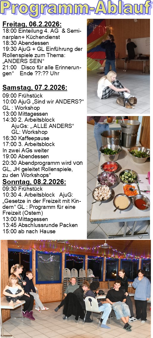 Ablauf Seminar